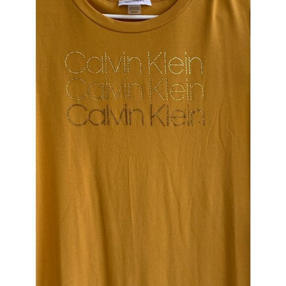 Calvin Klein Logo  T-Shirt Dress size Medium - Picture 5 of 7